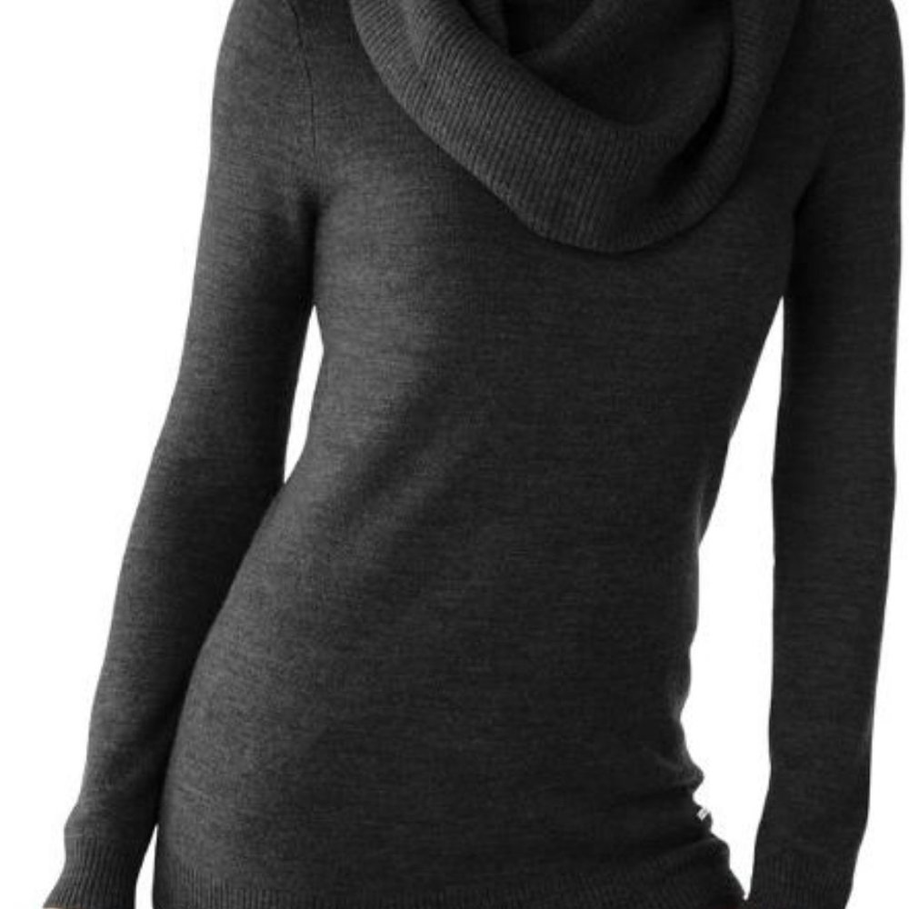 Smartwool black cowl neck sweater